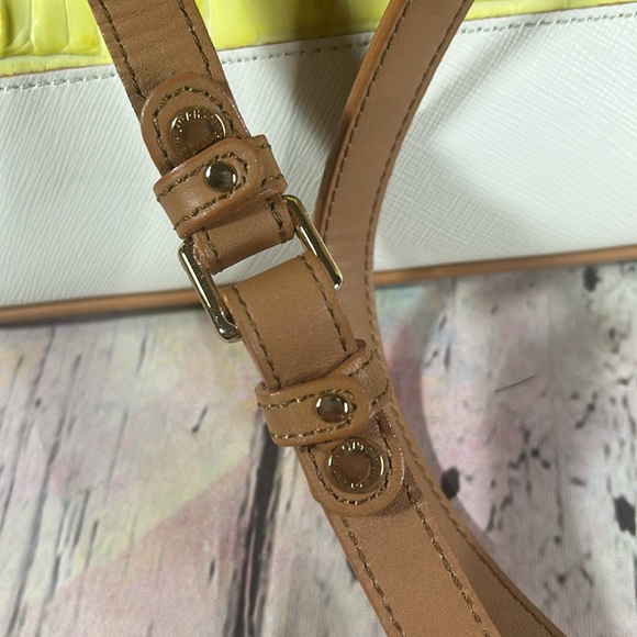 Brahmin Vivian Limelight La Scala Color Block Satchel - Picture 14 of 14